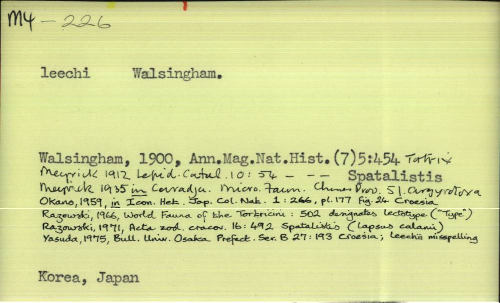 front of card